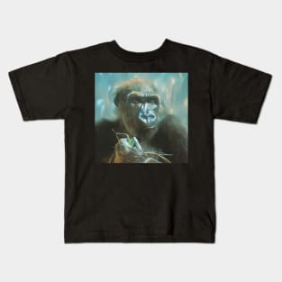 Western Lowland Gorilla Kids T-Shirt